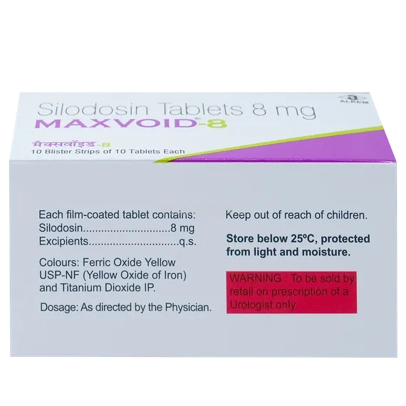 maxvoid 8mg tablet 10's